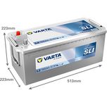 L2 VARTA PROMOTIVE HEAVY DUTY 12V 155Ah 655013090